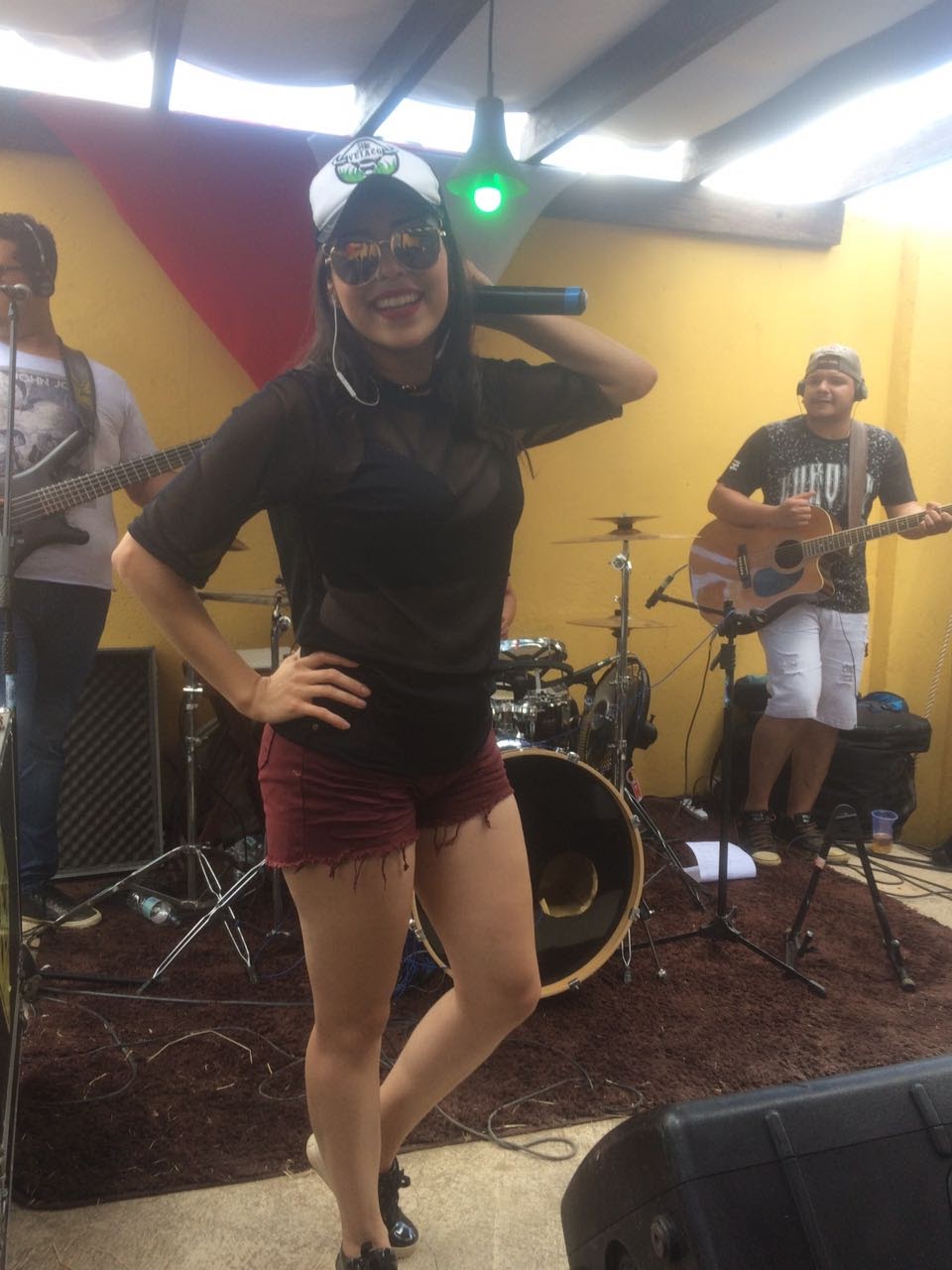 Artista em show no ano de 2017